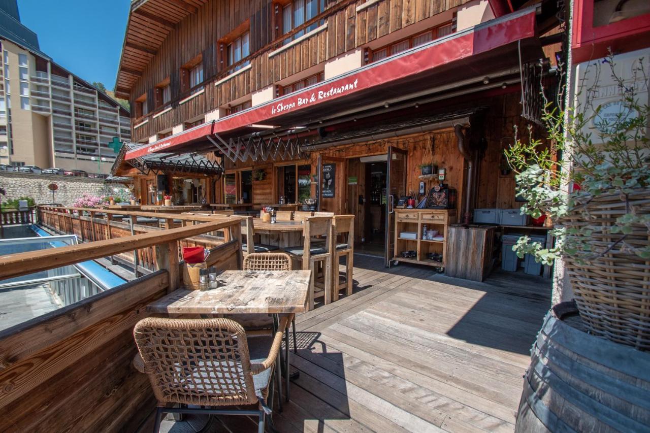 Hotel Le Sherpa Les Deux Alpes Exterior foto