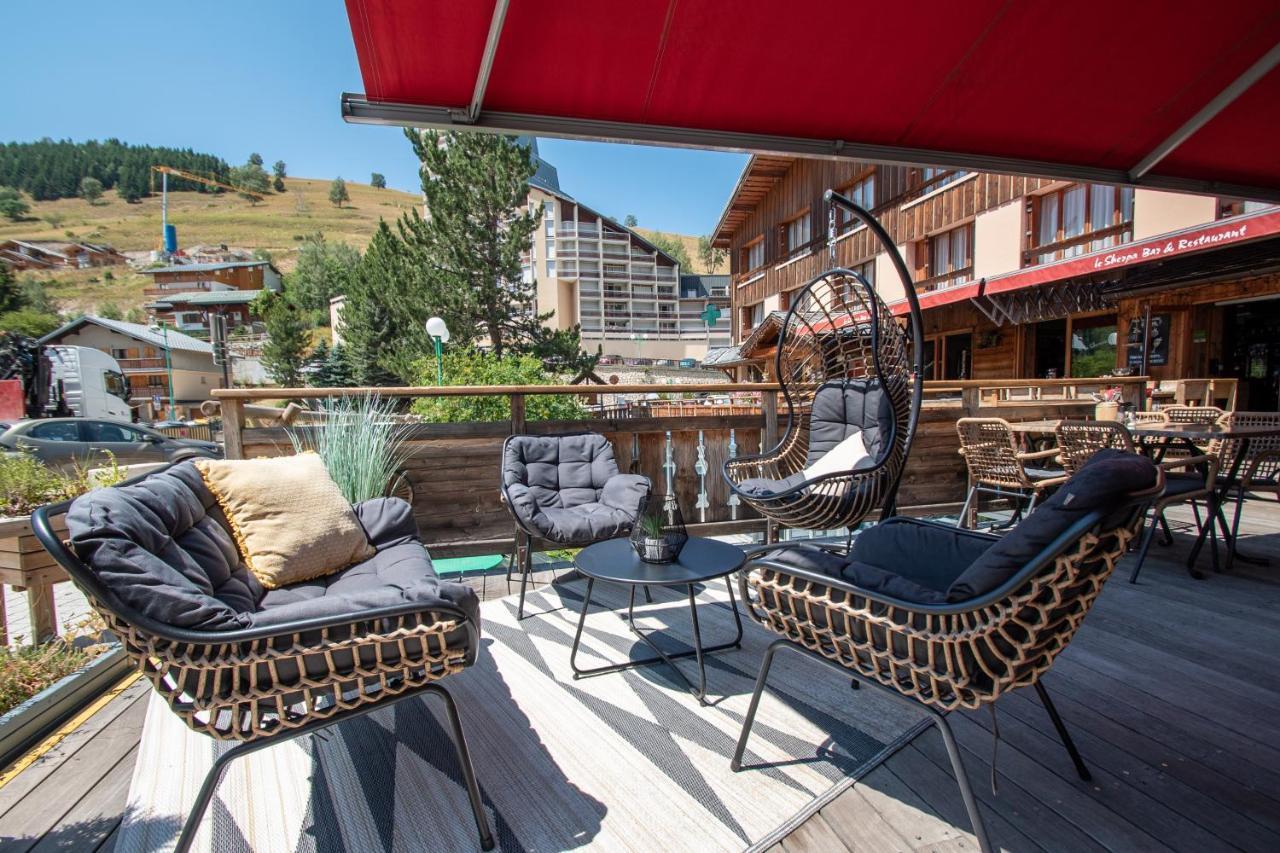 Hotel Le Sherpa Les Deux Alpes Exterior foto